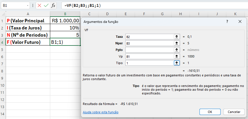 Como Calcular Juros Compostos no Excel