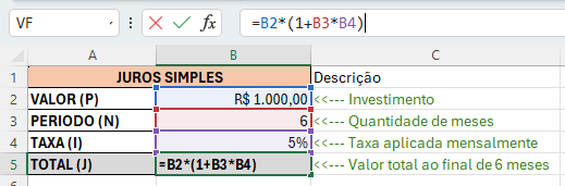 Como Calcular Juros Simples no Excel e com fórmulas na Pericia e Cálculos 